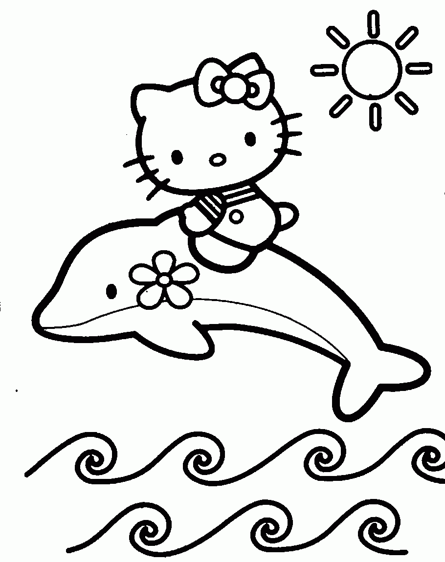 Hello Kitty Coloring Pages Printable Coloring Pages FREE
