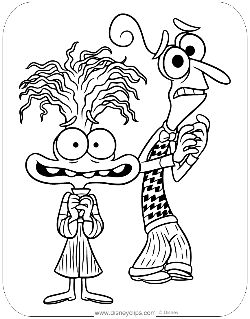 Inside Out 2 Coloring Pages In PDF Disneyclips Inside Out 2 Coloring Pages In PDF Disneyclips