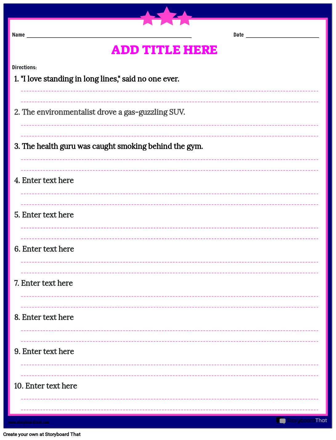Printable Sarcasm Worksheets Pdf