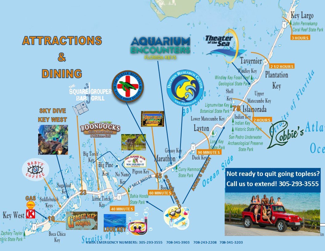Free Printable Key West Walking Map