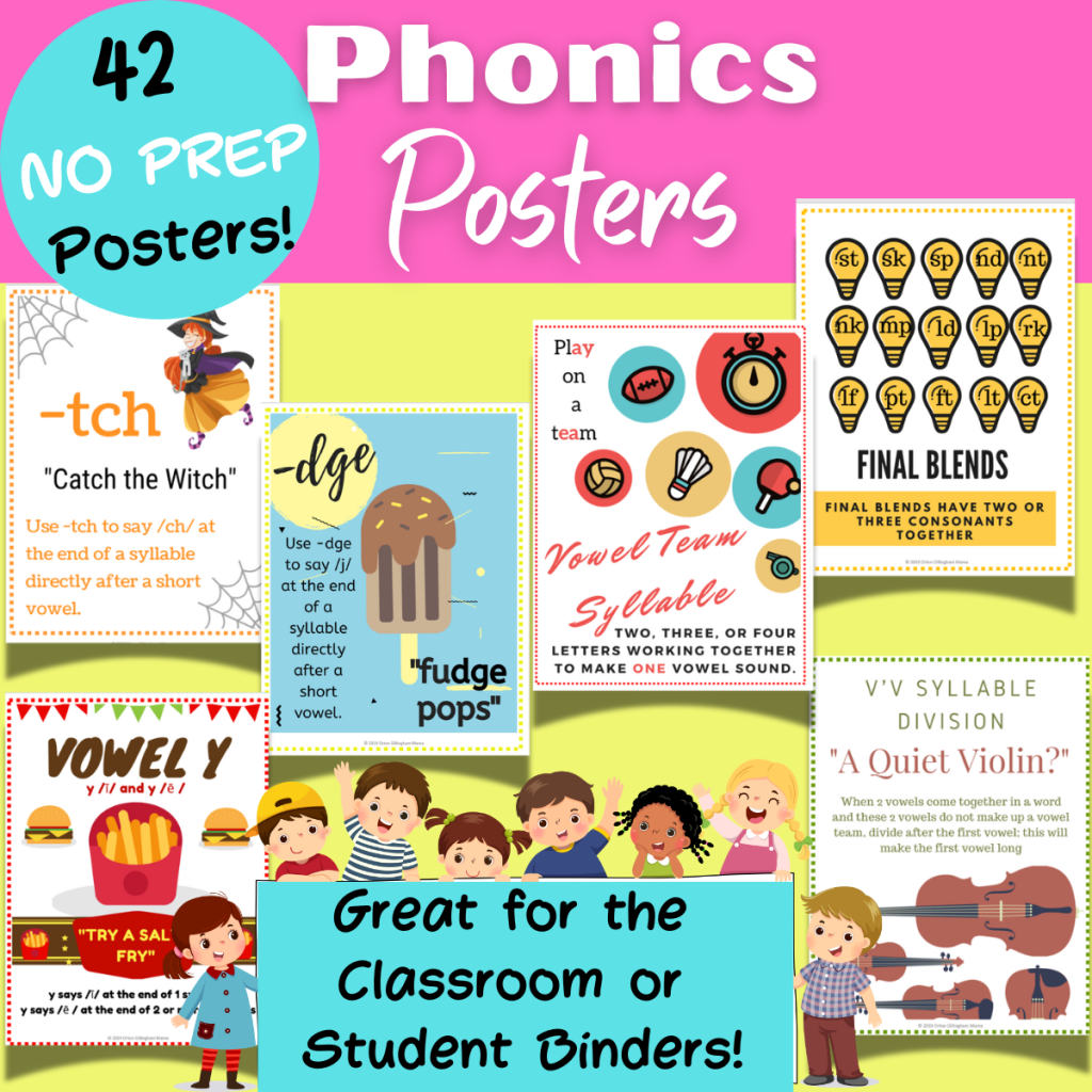 Phonic Rules Chart Printable