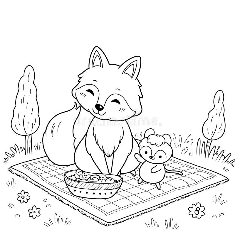 Picnic Coloring Stock Illustrations 952 Picnic Coloring Stock Illustrations Vectors Clipart Dreamstime