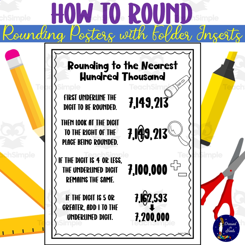 Rounding Chart Printable