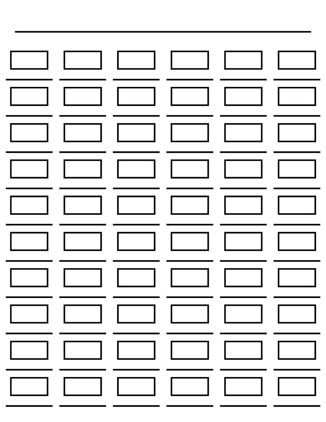 Swatch Template For 60 Colors Alcohol Markers Color Pencils Gel Pens Watercolor Pens Paint More Bigger Boxes type Fields Downloadable Etsy