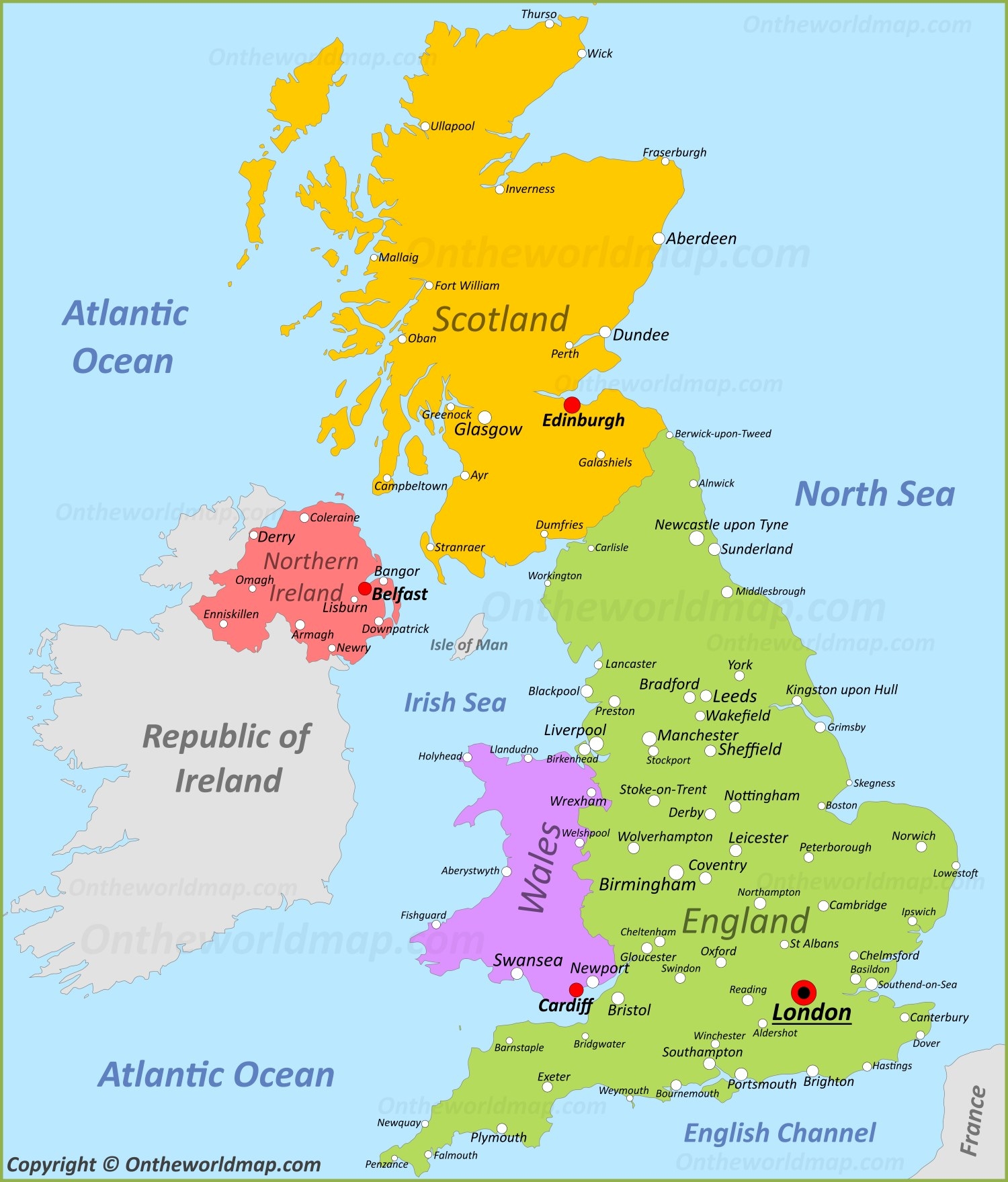 UK Map Discover United Kingdom With Detailed Maps Great 