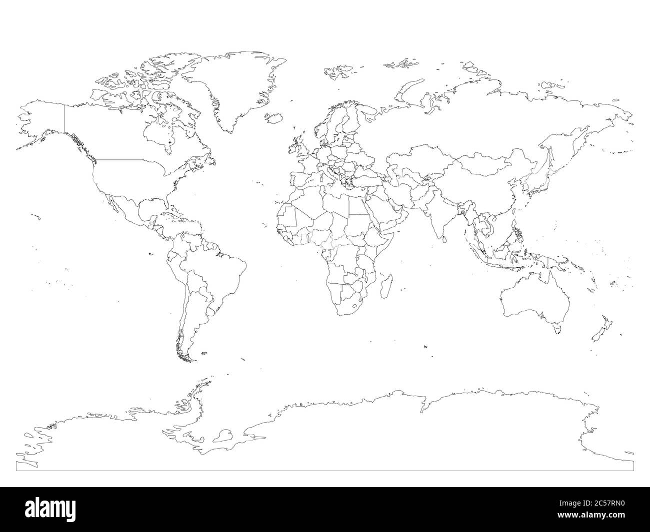 Eastern Hemisphere Blank Map Printable