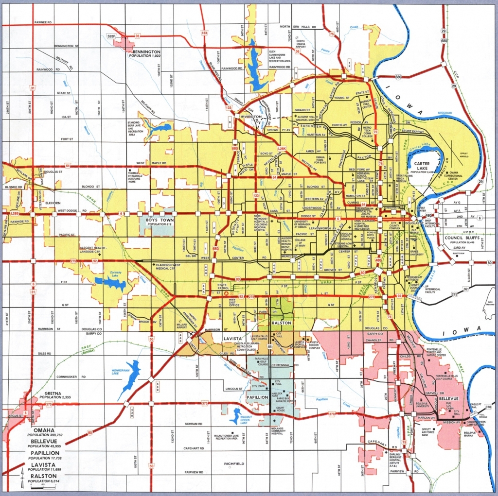 Omaha Zip Code Map Printable