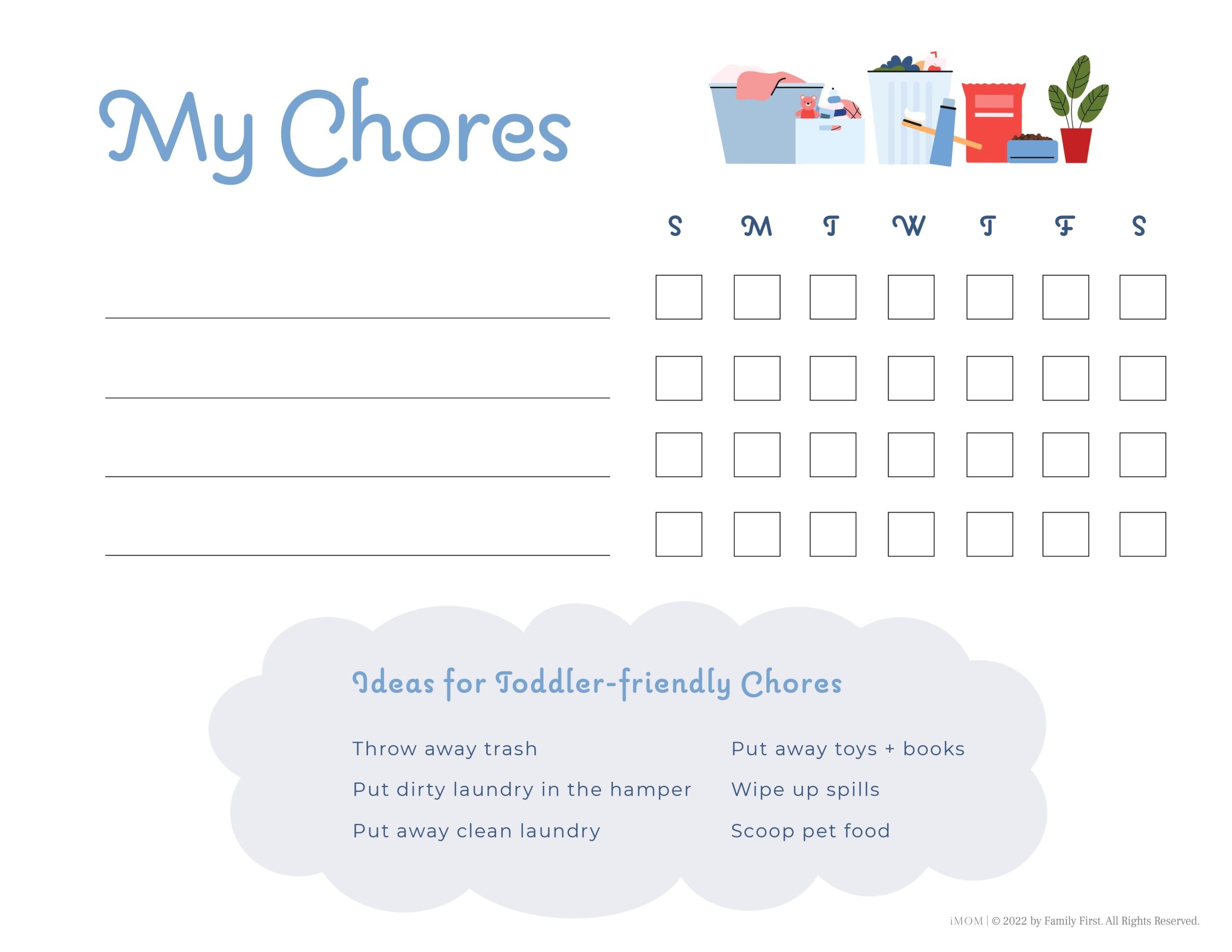 Printable Chore. Charts Printable Chore. Charts