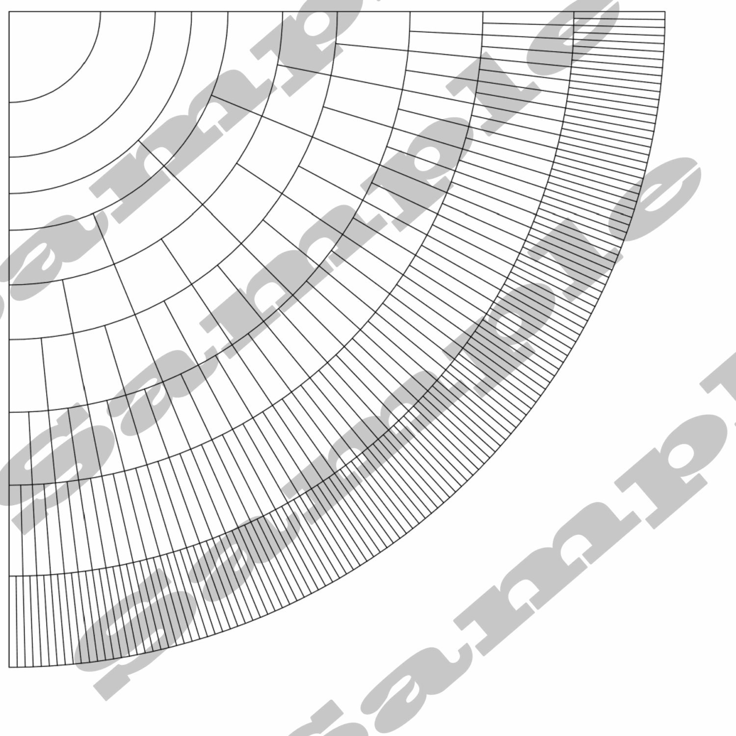 Printable 10 Generation Fan Chart