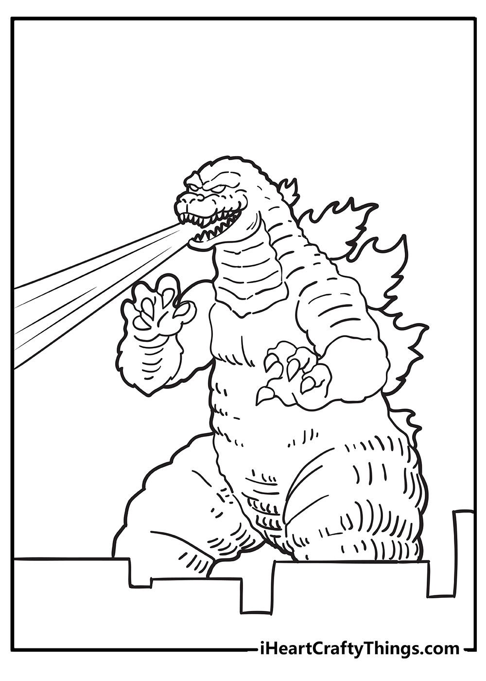 10 Printable Godzilla Coloring Pages 100 Free PDFs 10 Printable Godzilla Coloring Pages 100 Free PDFs