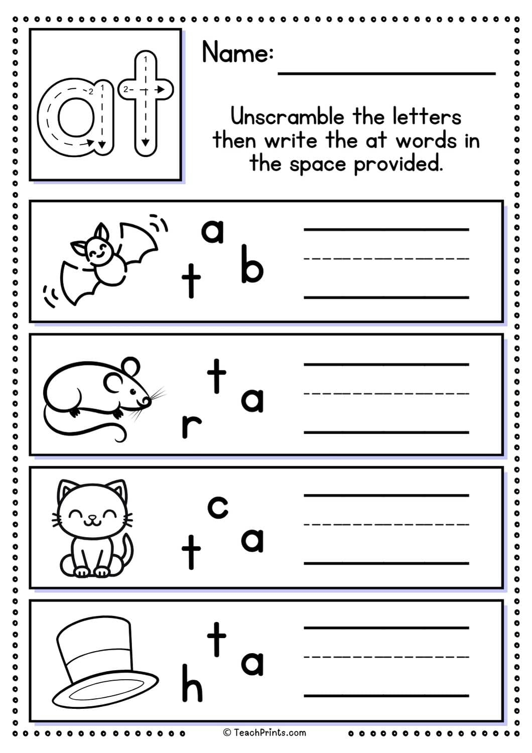 100 Free Word Family Worksheets Teach Prints 100 Free Word Family Worksheets Teach Prints