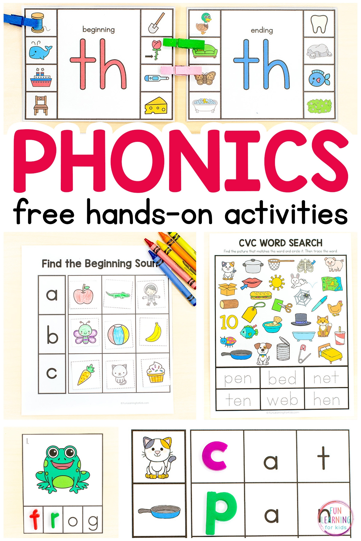 Printable Phonics Worksheets For Preschool