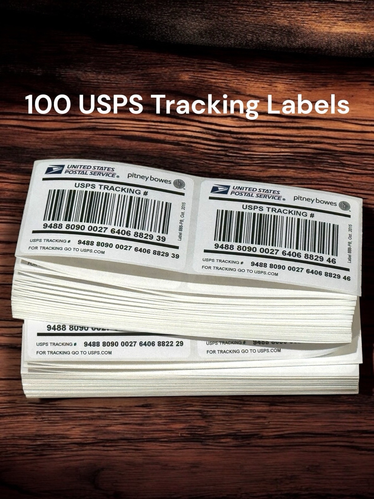 100 USPS Pitney Bowes 888 TRACKING Labels Ship From Home Using POSTAGE STAMPS EBay