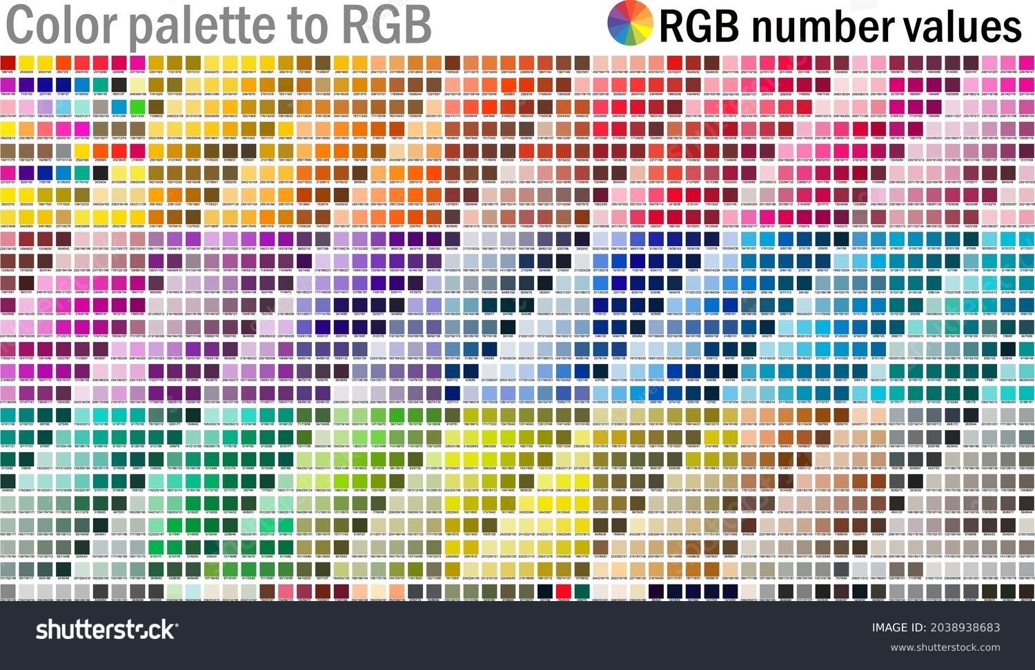 11 Thousand Color Chart Rgb Royalty Free Images Stock Photos Pictures Shutterstock