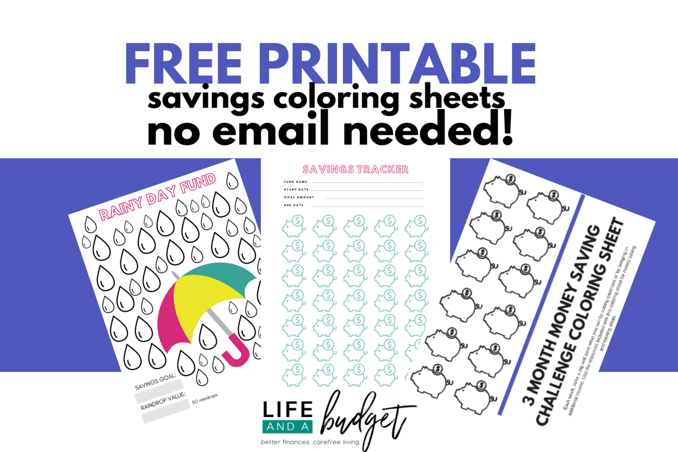 Money Saving Sheet Printable Free
