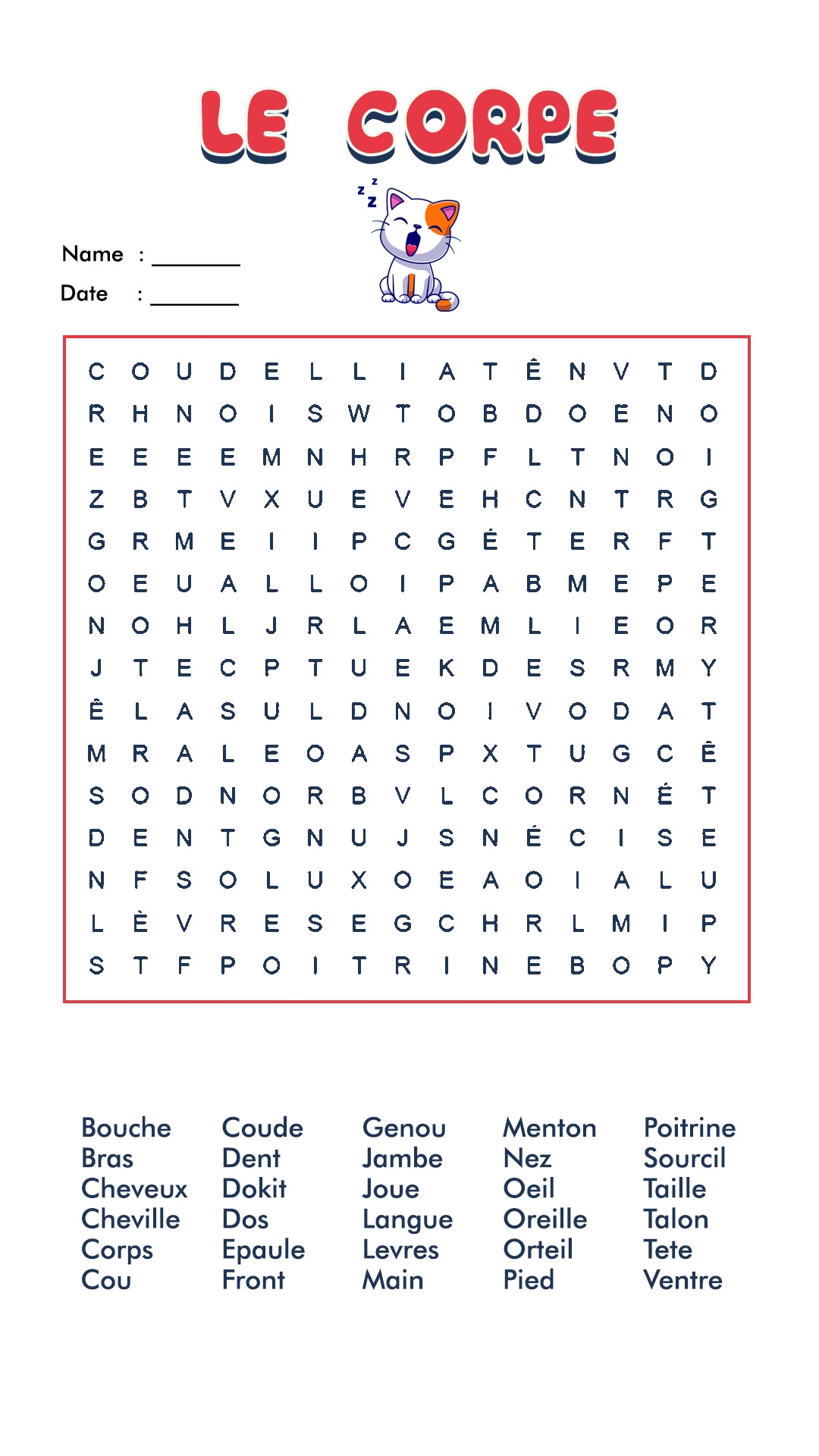 14 Printable Worksheets For French Food Free PDF At Worksheeto