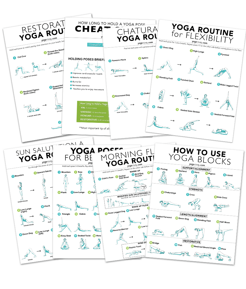 Unwind Position Chart Printable