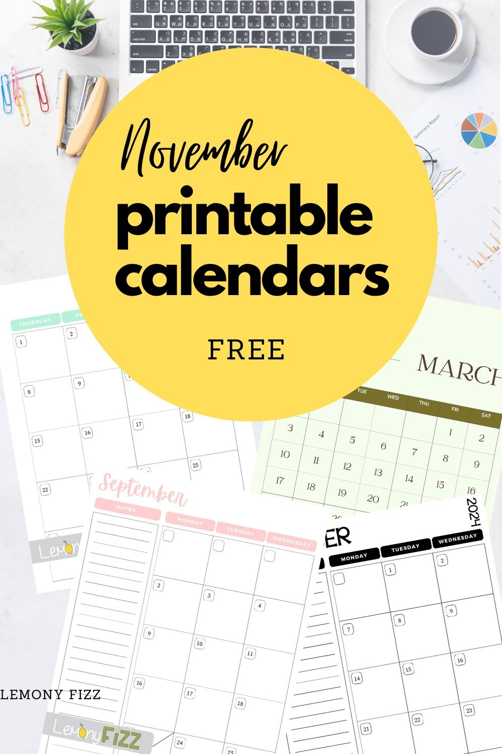 15 Printable November Calendars Your Guide To A Well Planned Month