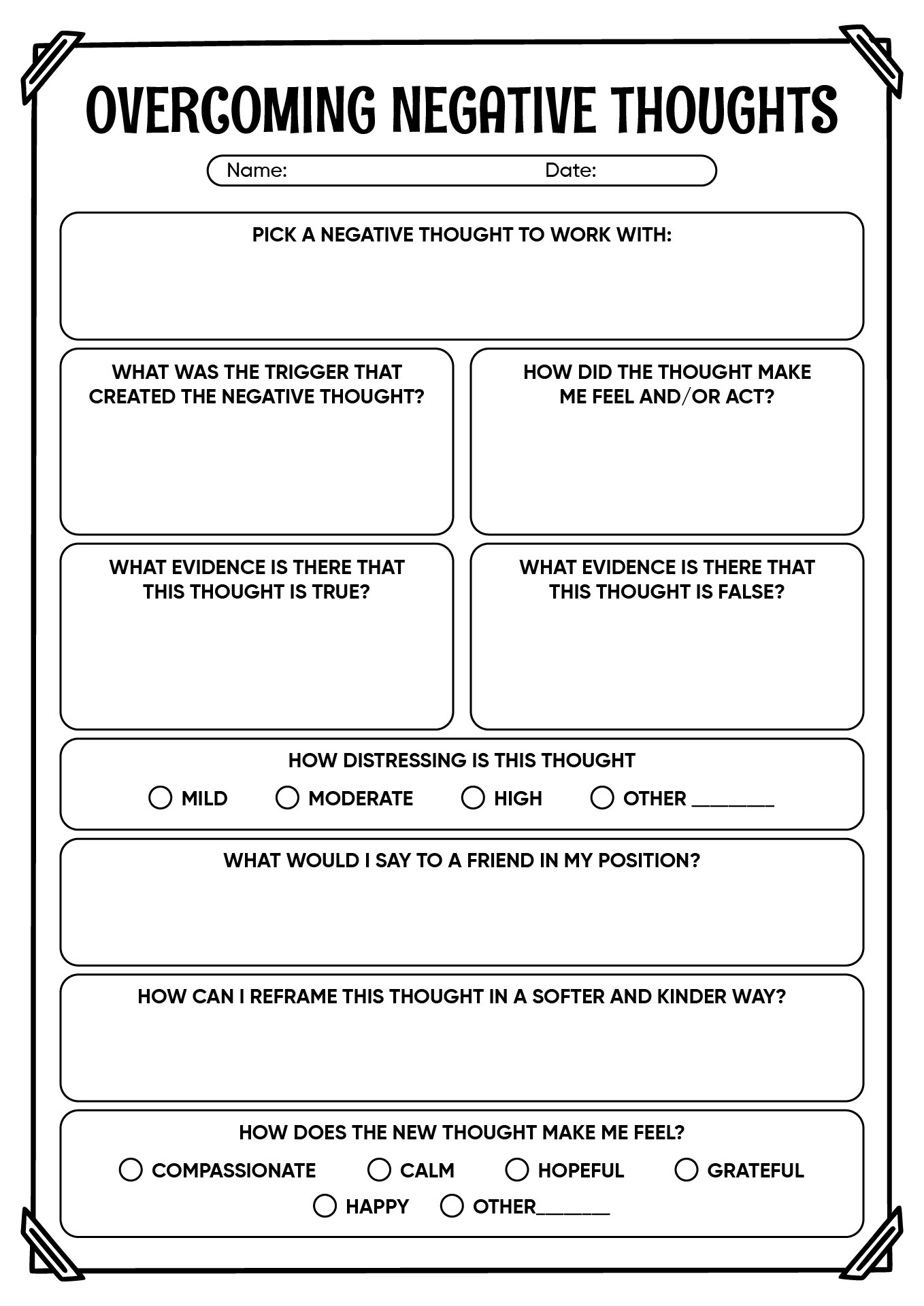 15 Therapy Worksheets CBT For Clients Free PDF At Worksheeto