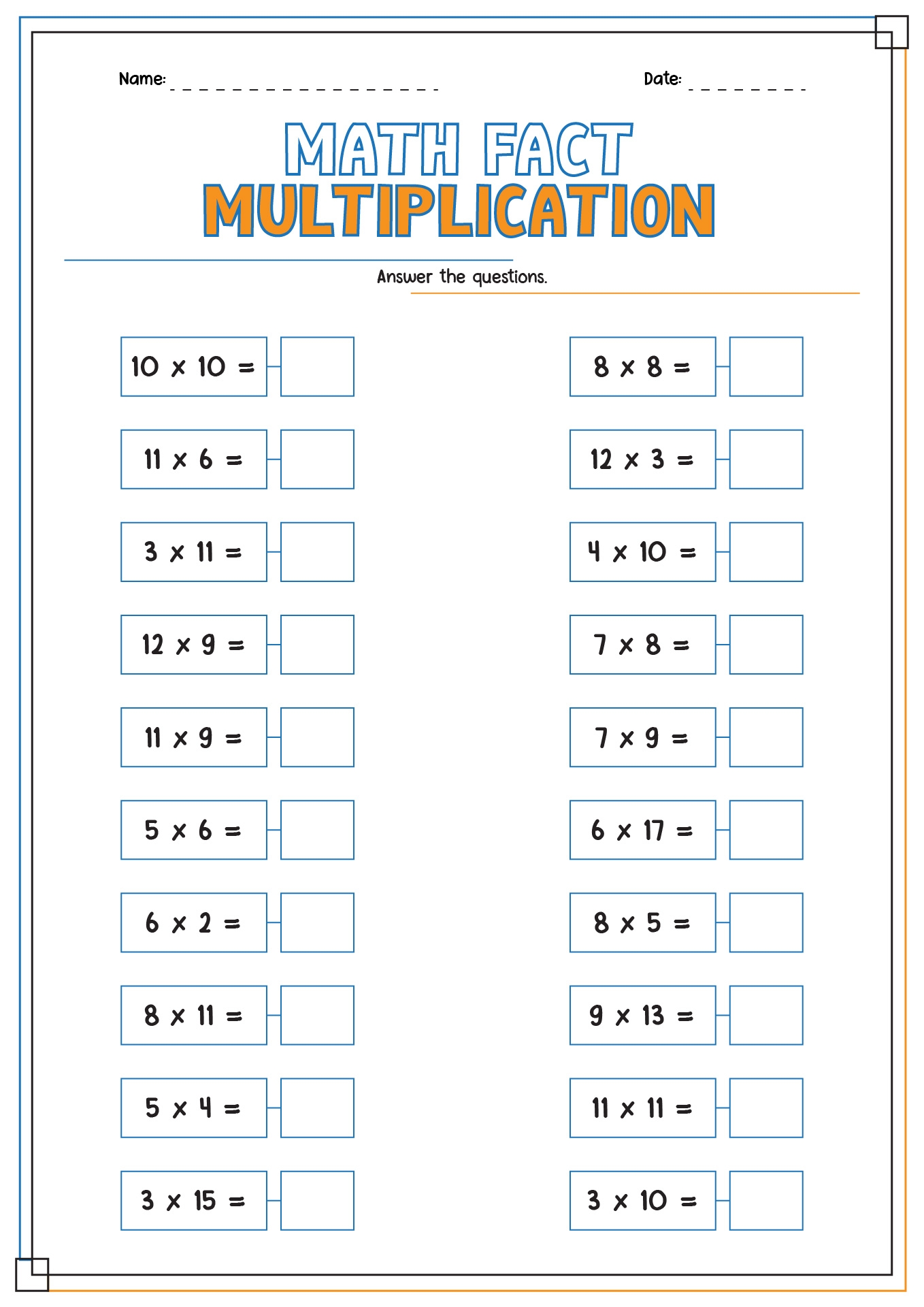 17 Hard Multiplication Worksheets 100 Problems Free PDF At Worksheeto