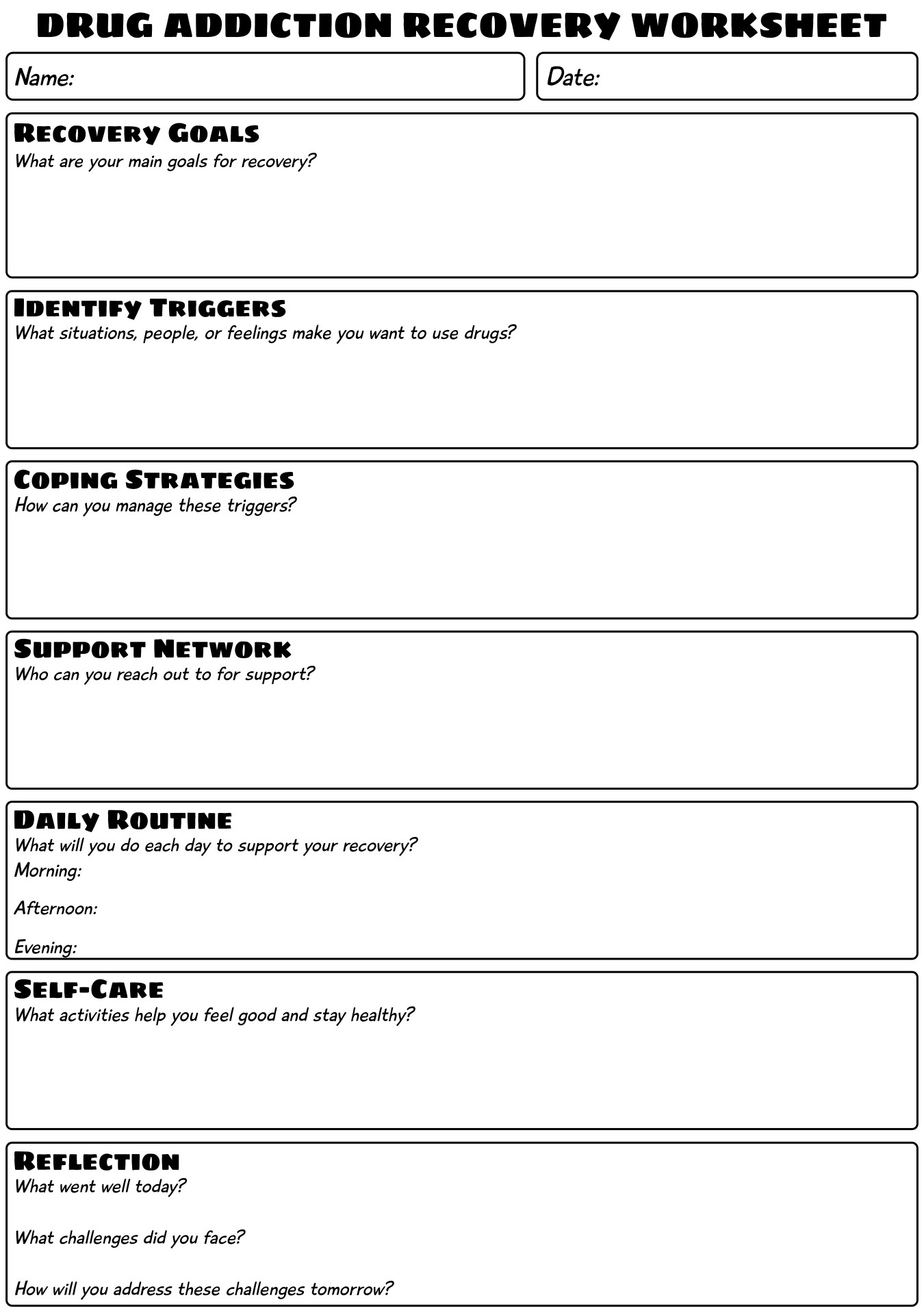 18 Substance Abuse Group Topic Worksheets Free PDF At Worksheeto