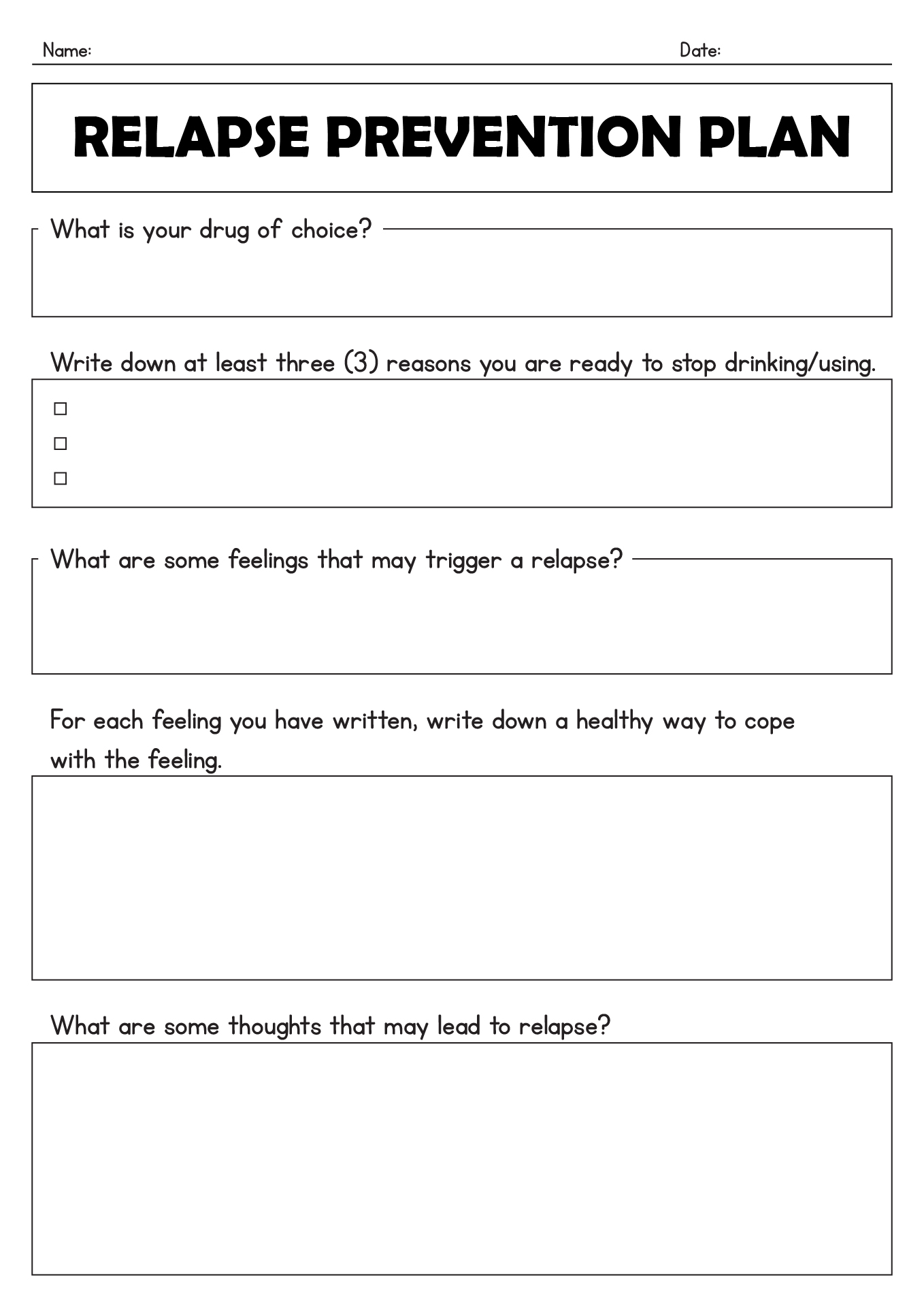 18 Substance Abuse Group Topic Worksheets Free PDF At Worksheeto 18 Substance Abuse Group Topic Worksheets Free PDF At Worksheeto