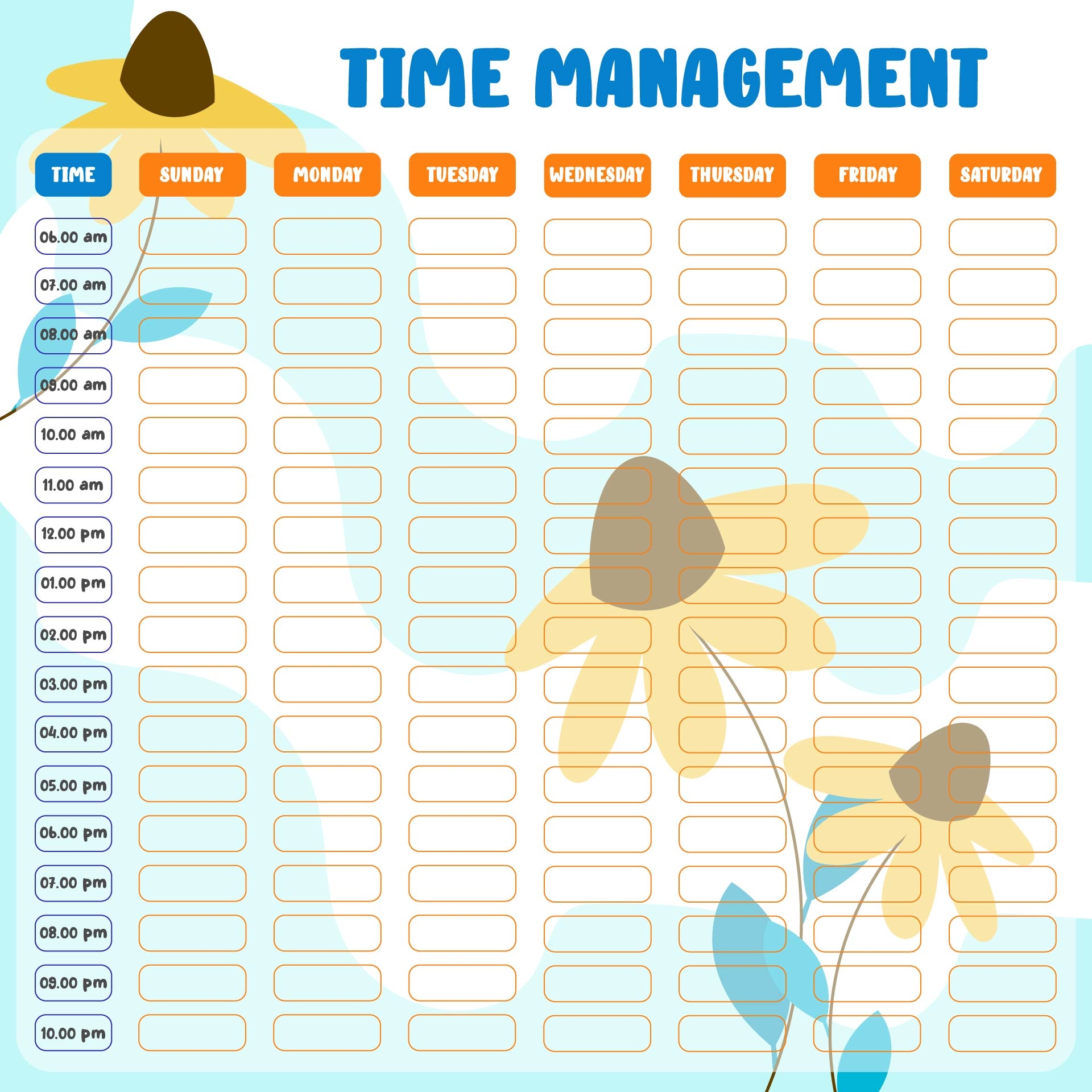 18 Time Management Schedule Worksheets Free PDF At Worksheeto 18 Time Management Schedule Worksheets Free PDF At Worksheeto