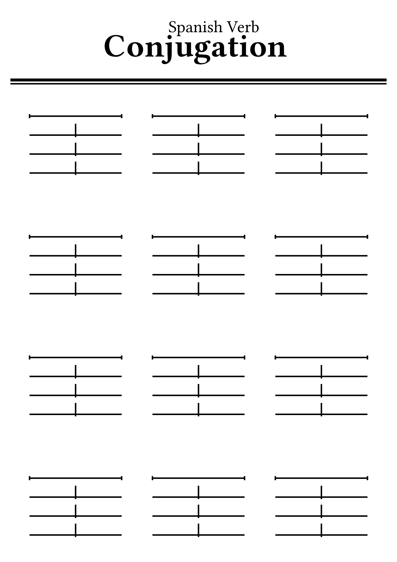 19 Spanish Verb Worksheets Free PDF At Worksheeto