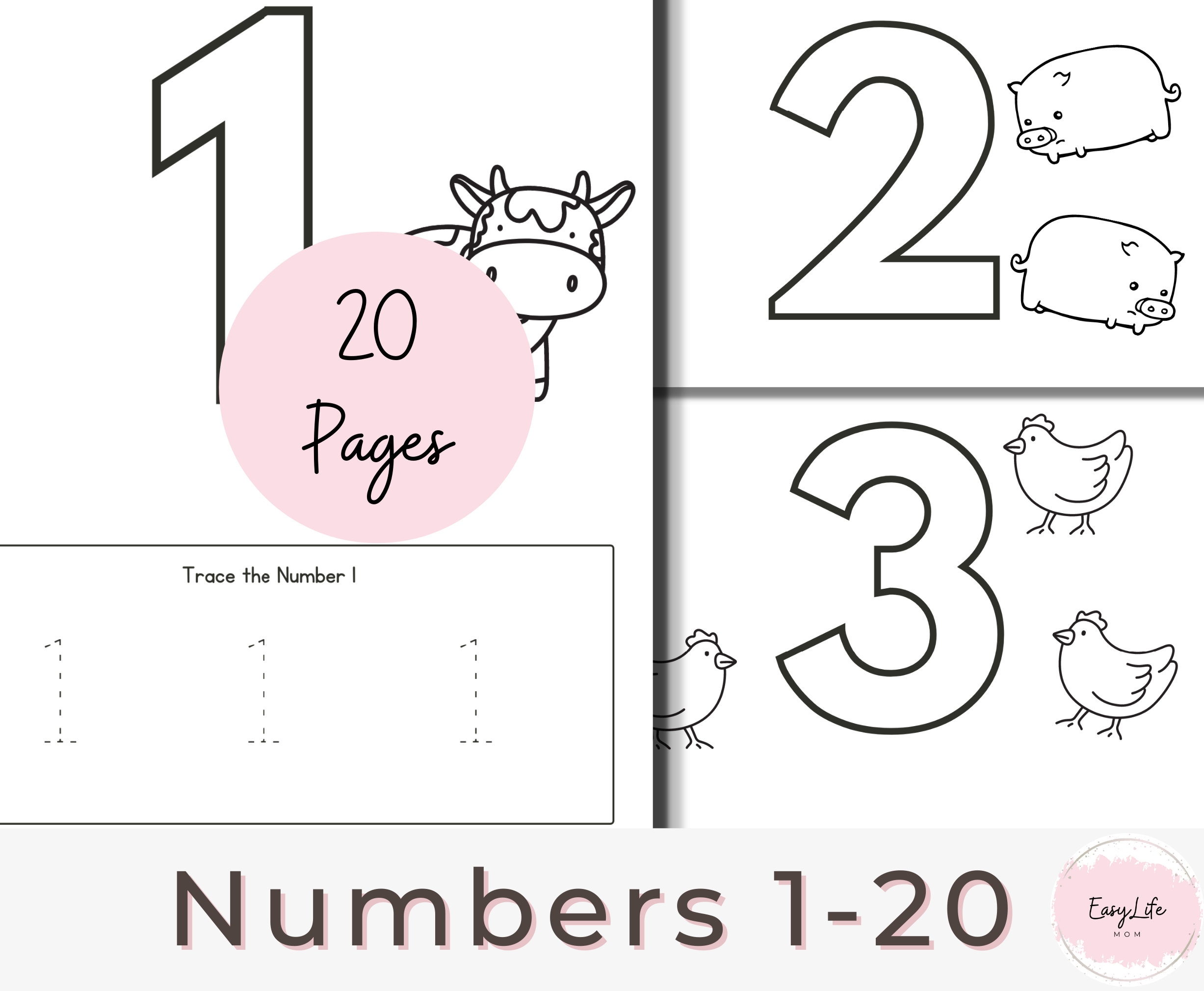 Numbers Worksheets For Preschoolers Free Printables