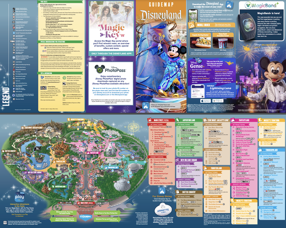 Printable Hong Kong Disneyland Map