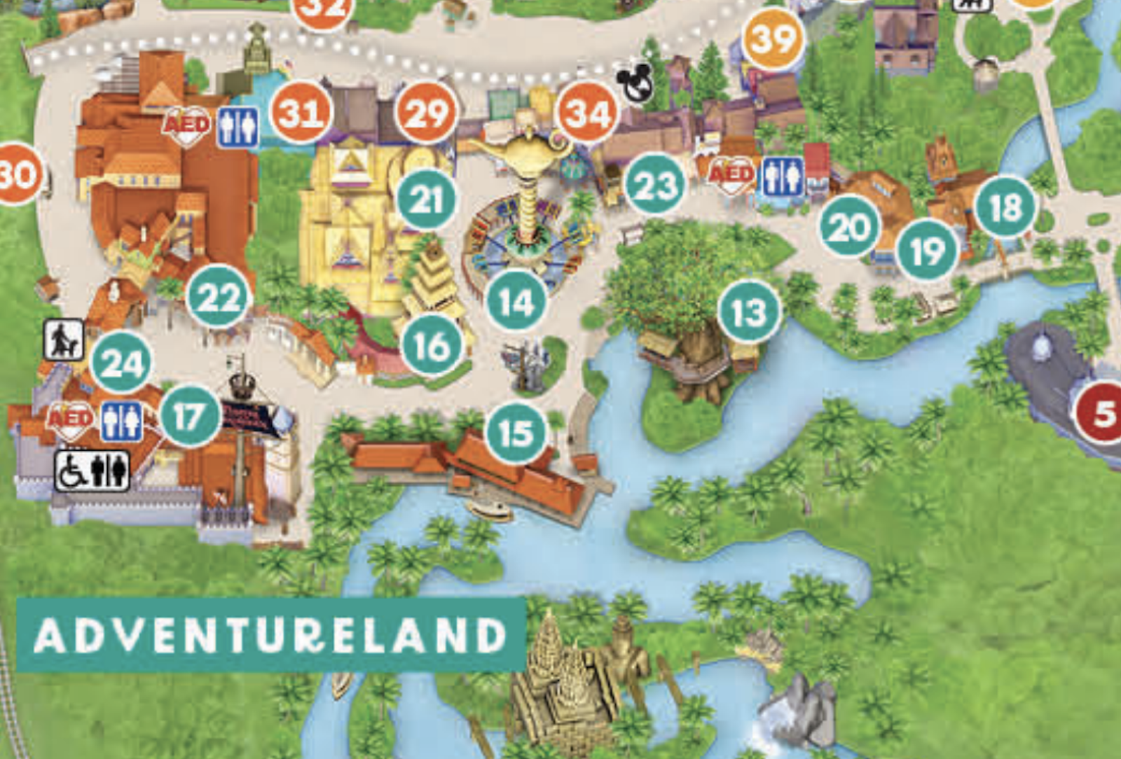 Printable Map Of Magic Kingdom 2026