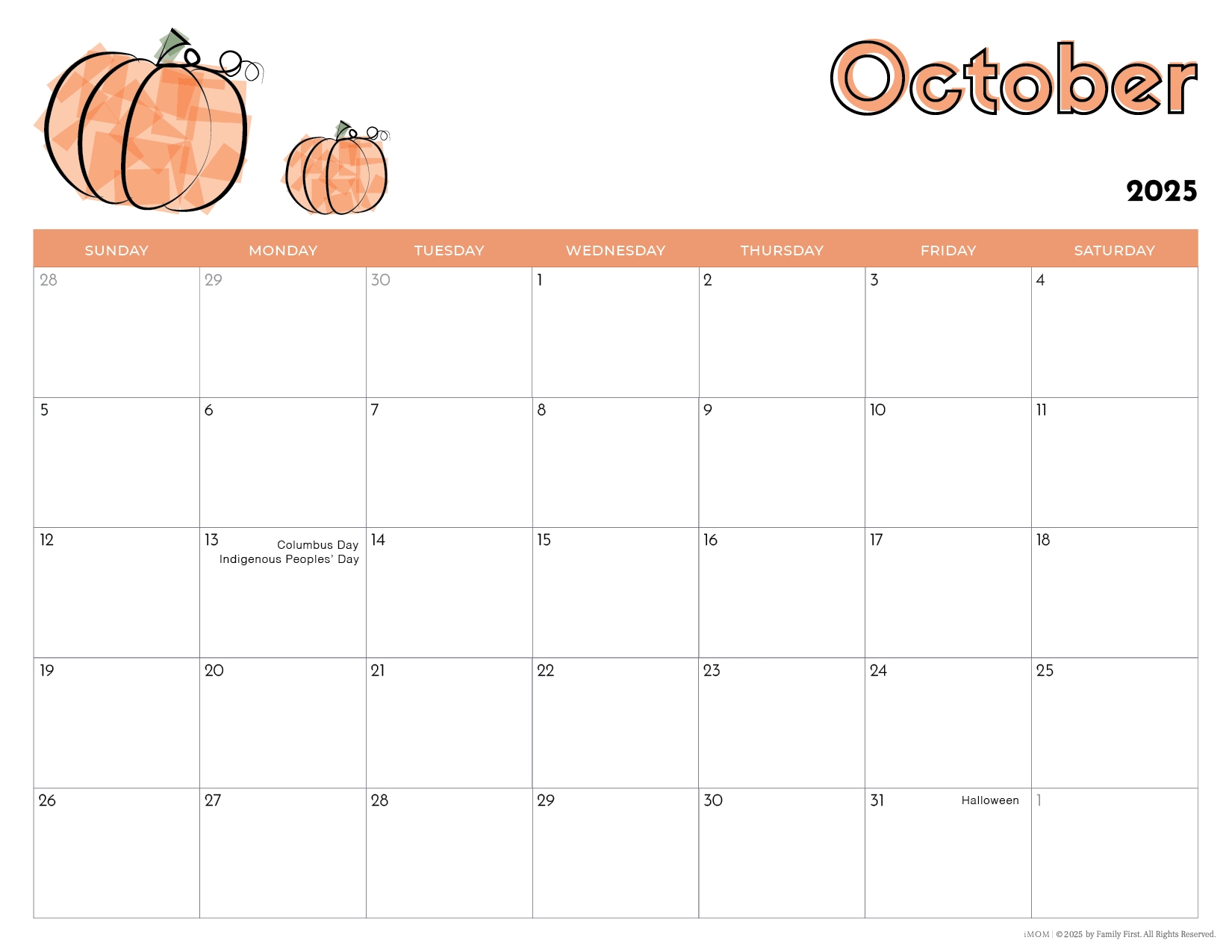 2025 Printable Calendars For Kids IMOM