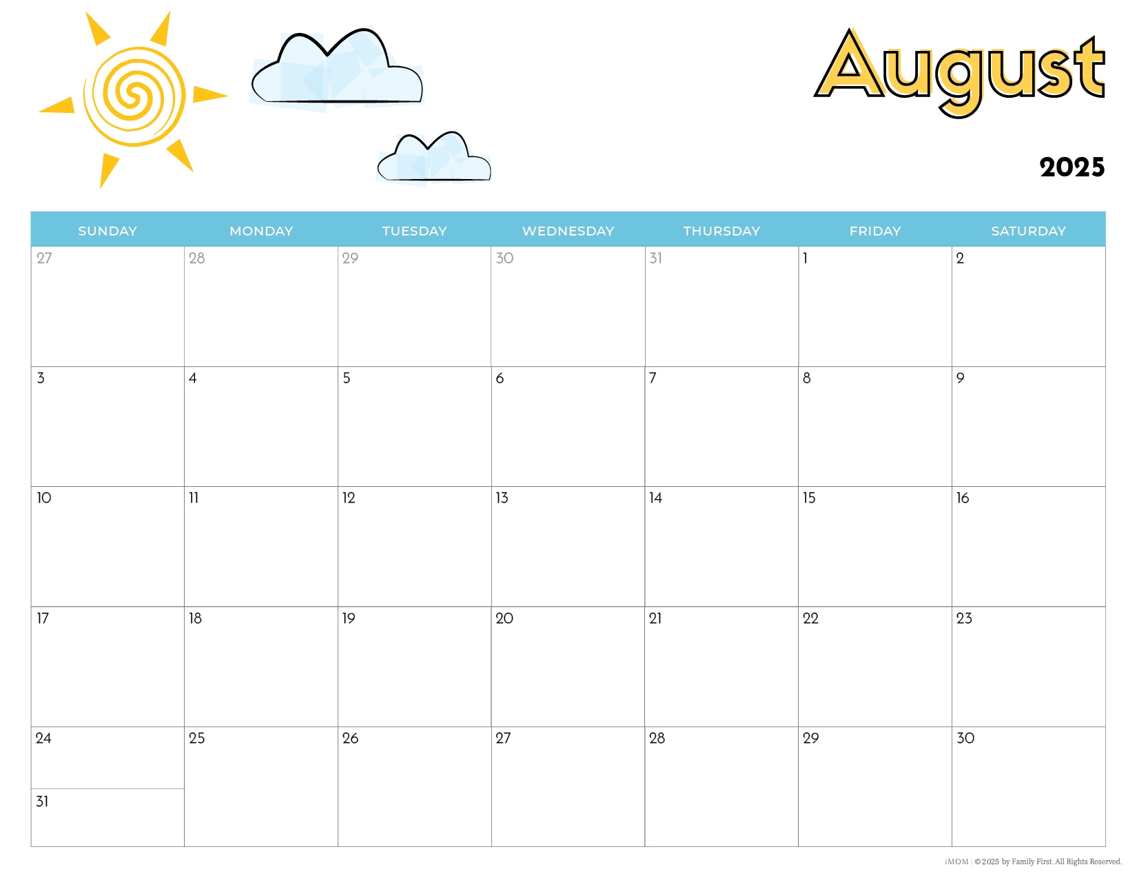 Printable Calendar For Kindergarten Classroom
