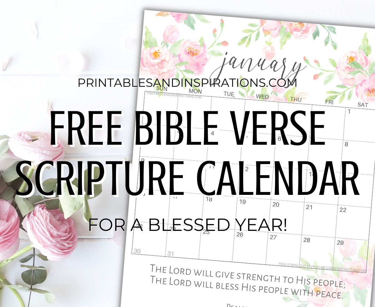 Free Printable Christian Calendar