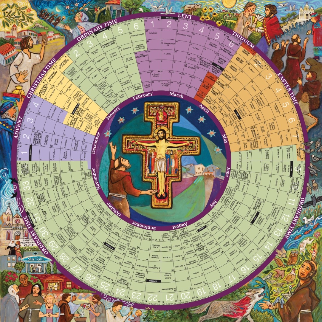 2026 Liturgical Calendar Large Laminated Format T H Stemper Co 