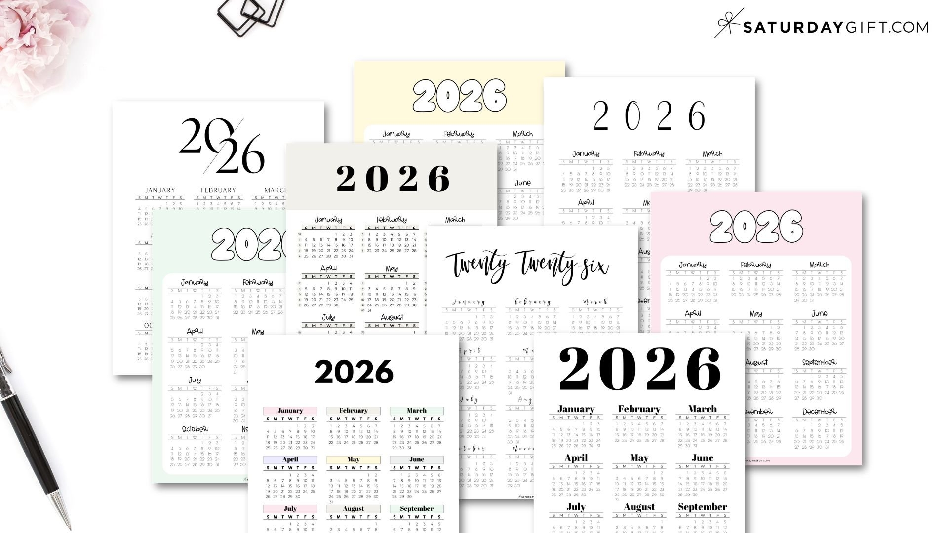 2026 Calendar Free Printable Word