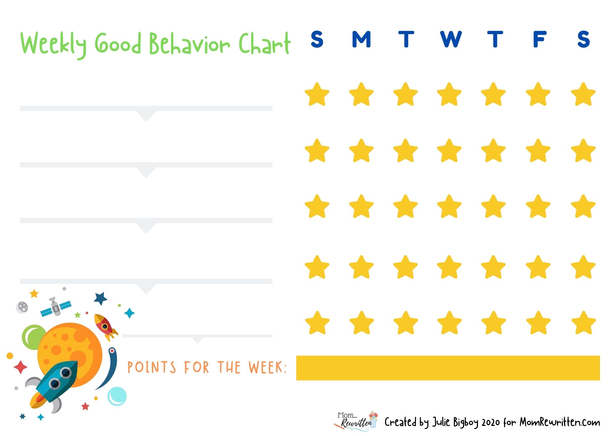 21 Effective Behavior Charts For Kids Free Printables 