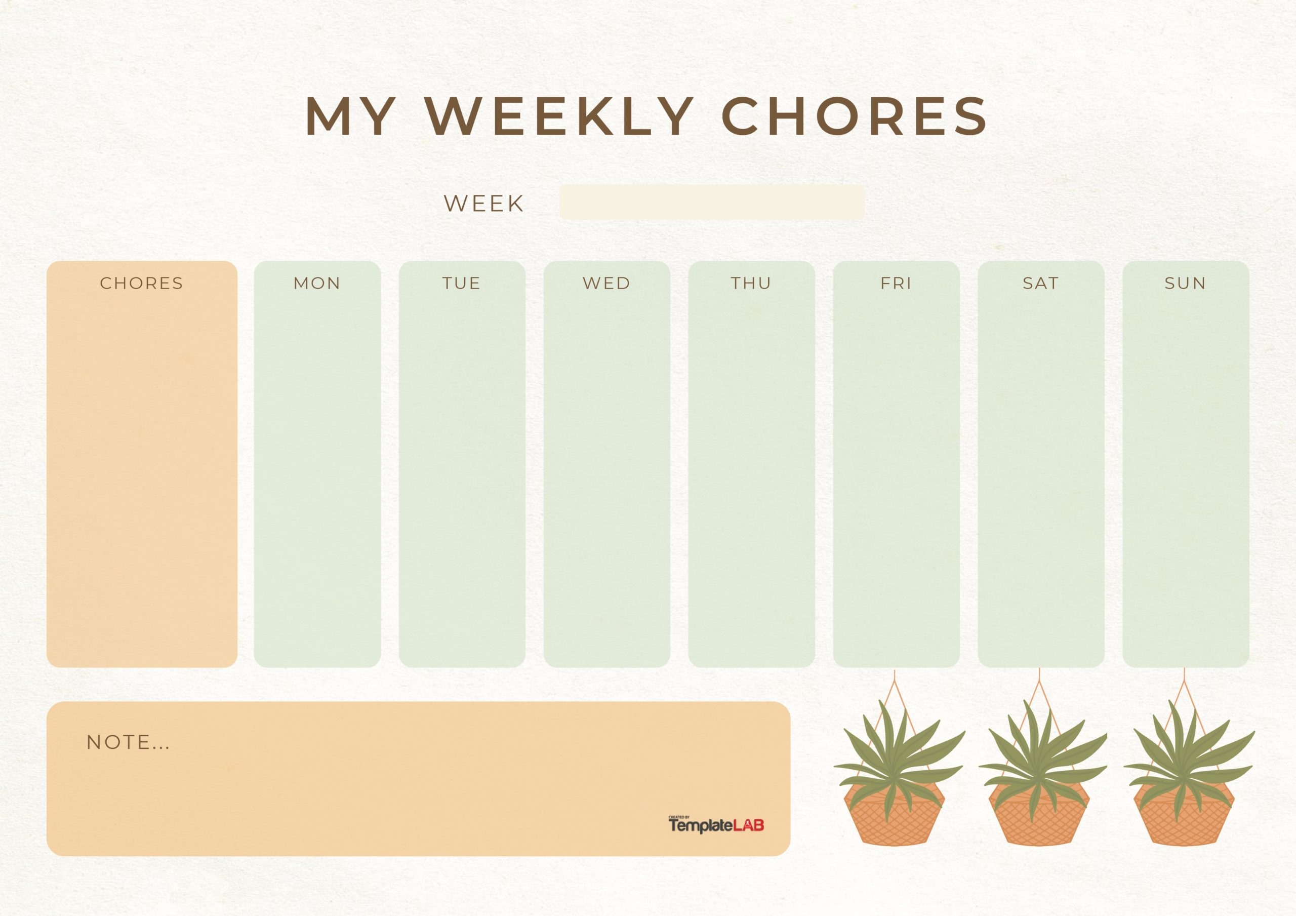 Printable Helper Chart For Preschool Plants