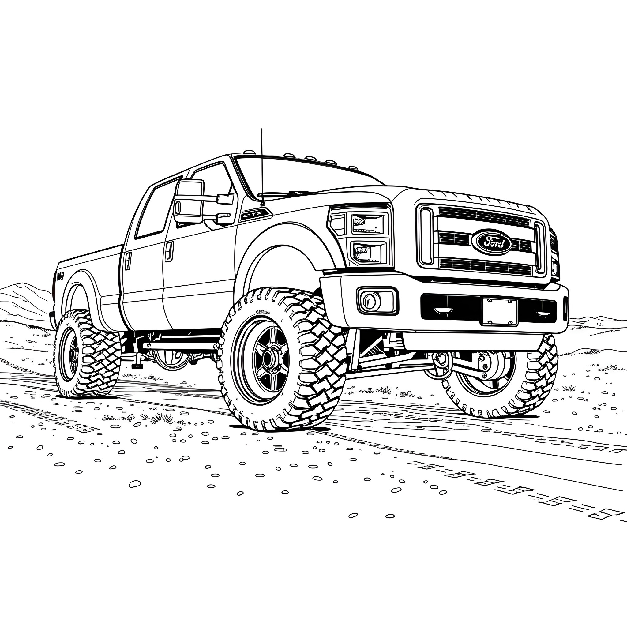 3 Best F 250 Coloring Pages Free Printable PDFs 