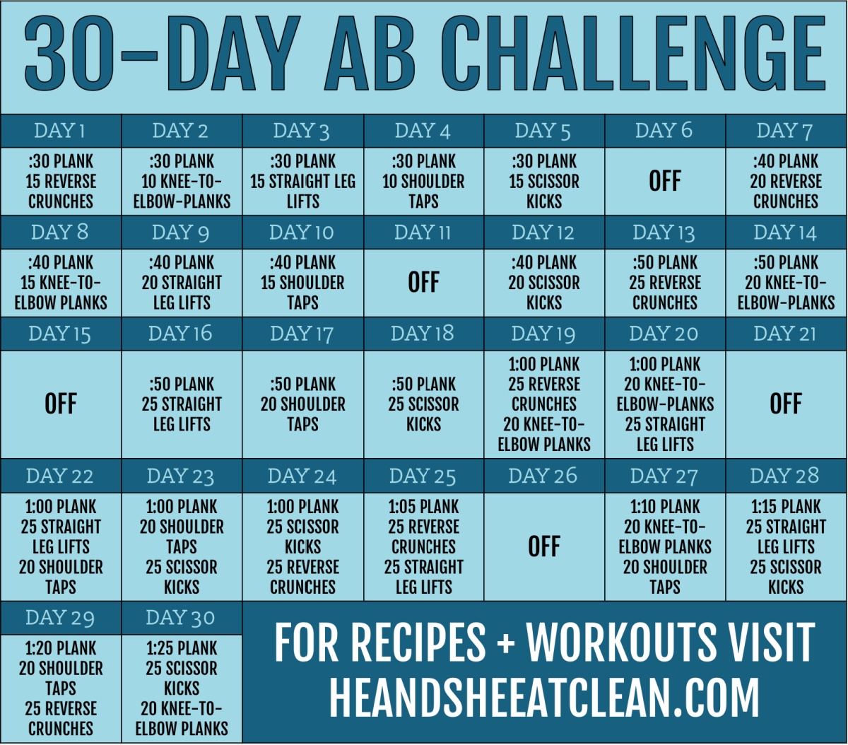 30 Day Ab Challenge For Beginners Printable Ab Workout 30 Day Abs Exercise 30 Day Ab 30 Day Ab Challenge For Beginners Printable Ab Workout 30 Day Abs Exercise 30 Day Ab