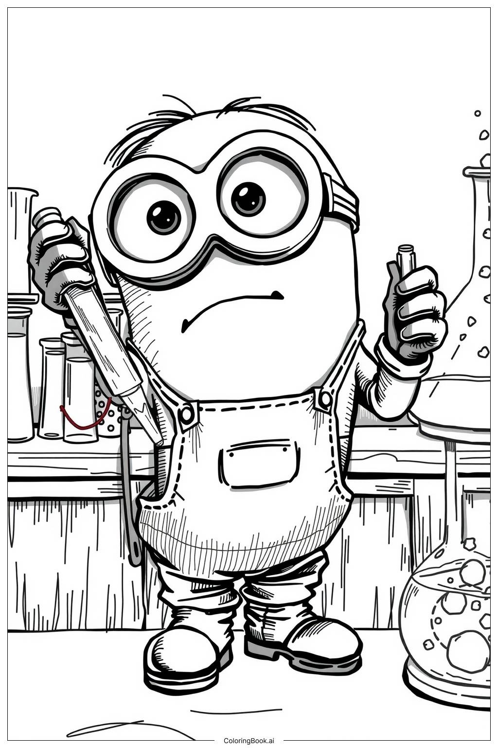 33 Minion Coloring Pages Free PDF U0026 PNG Printables 