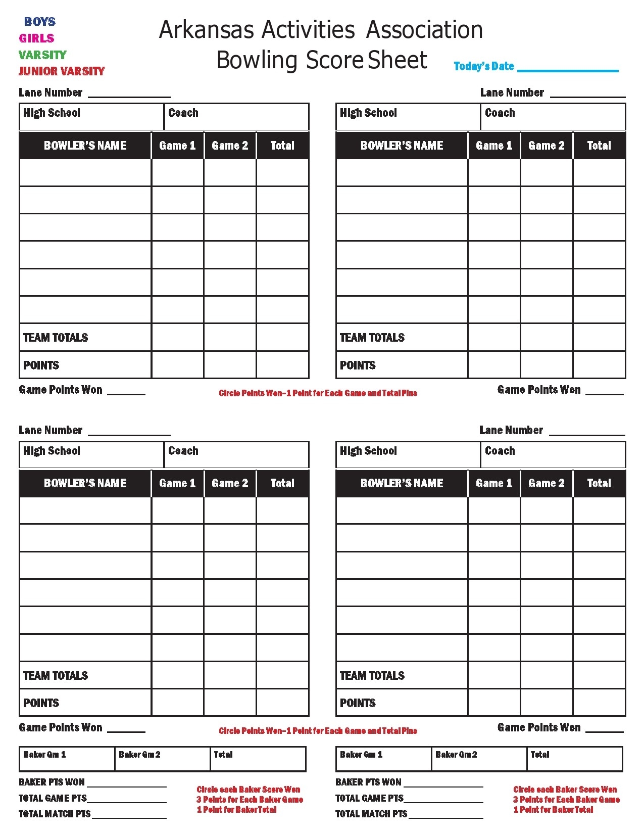 36 Printable Bowling Score Sheet Templates Examples 