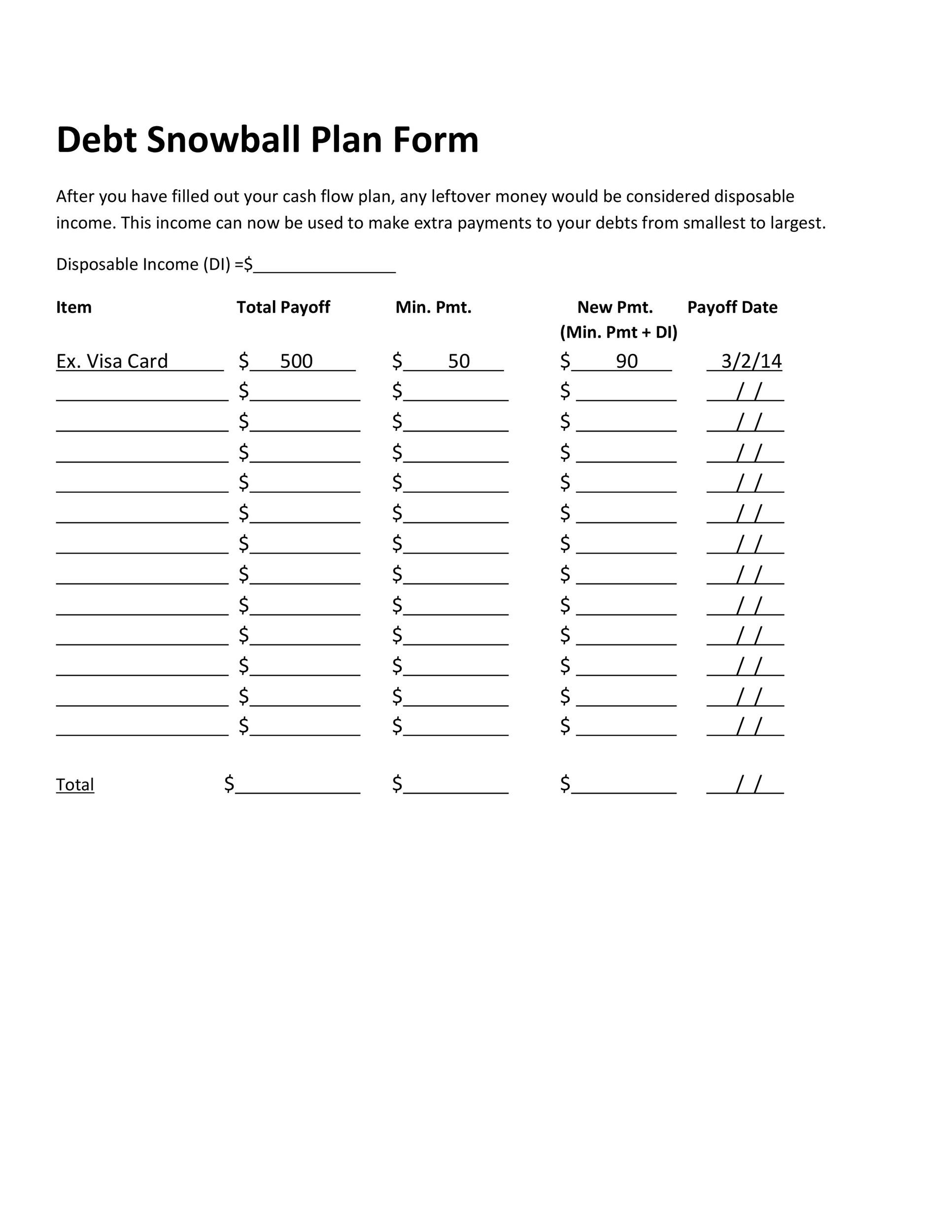 38 Debt Snowball Spreadsheets Forms Calculators 
