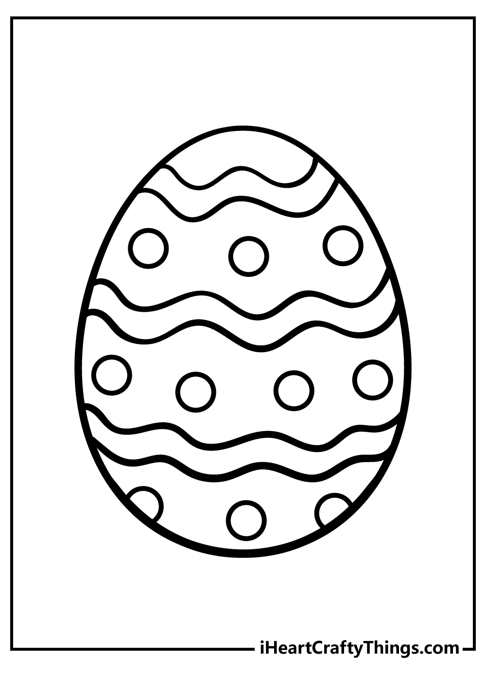40 Easter Egg Coloring Pages 100 Free Printables