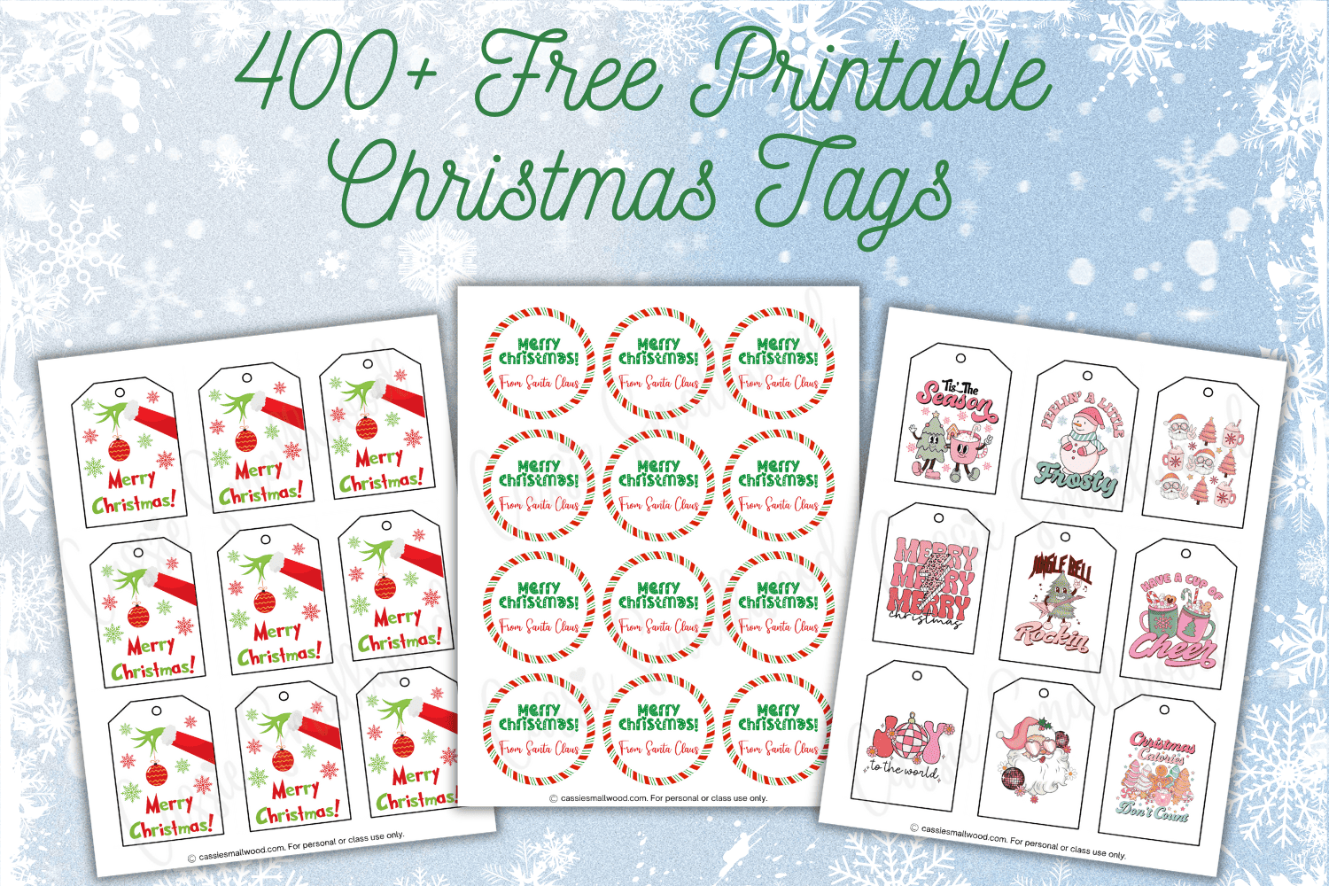 Free Printable Christmas Sticker Chart