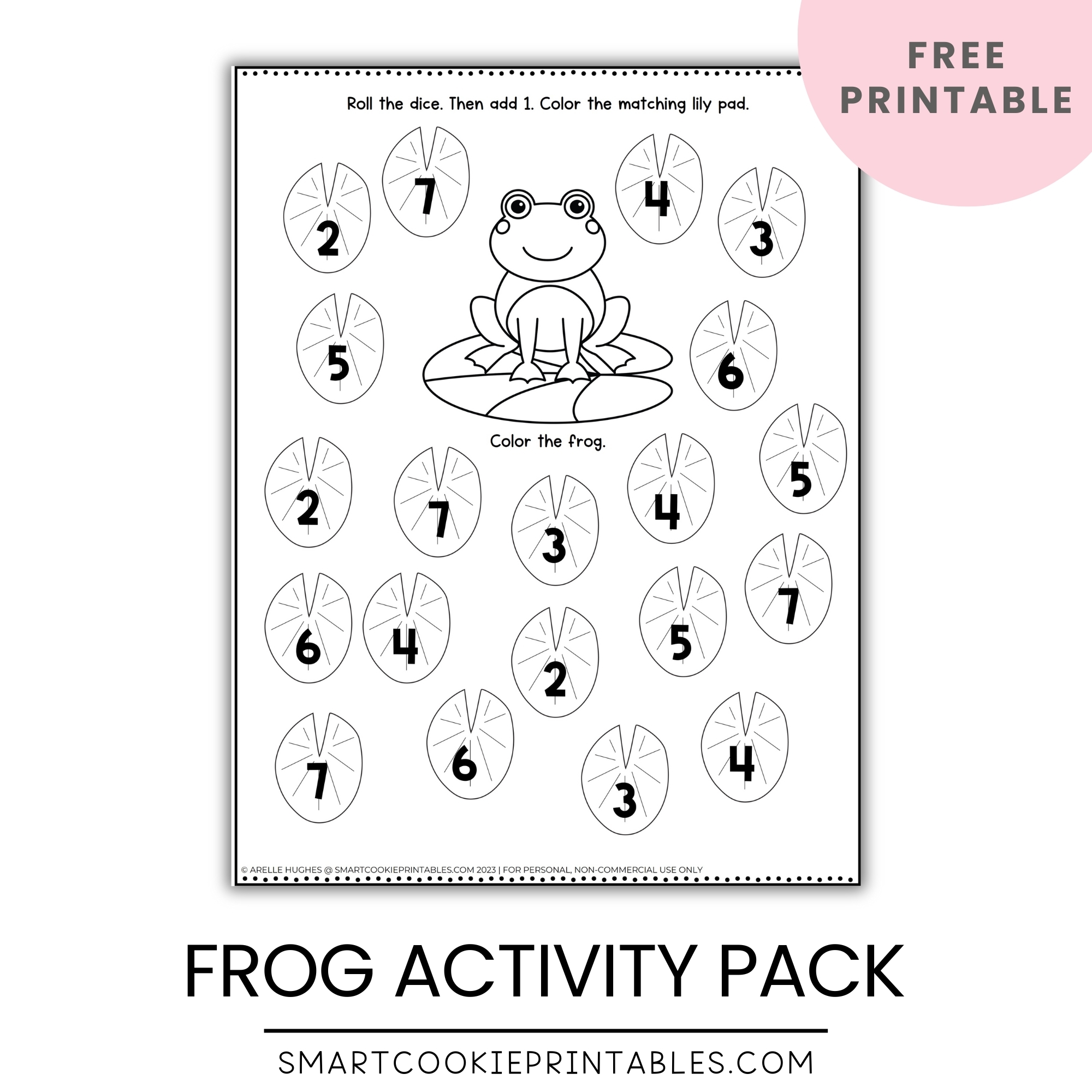 5 Free Preschool Frog Printables Smart Cookie Printables