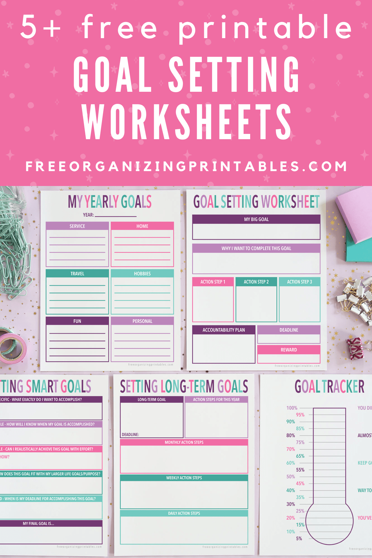 Goals Printable Worksheet