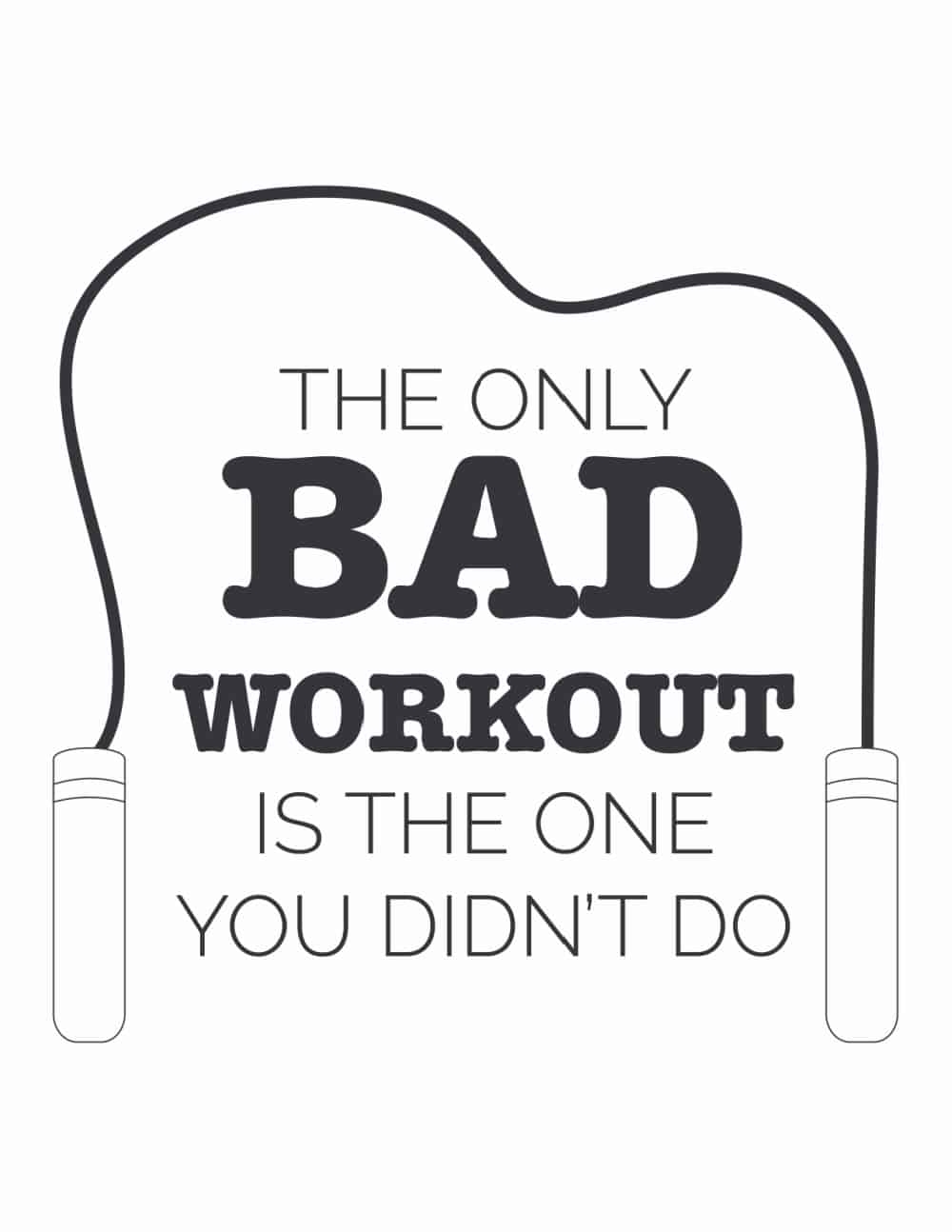 5 Printable Inspiring Fitness Motivation Quotes