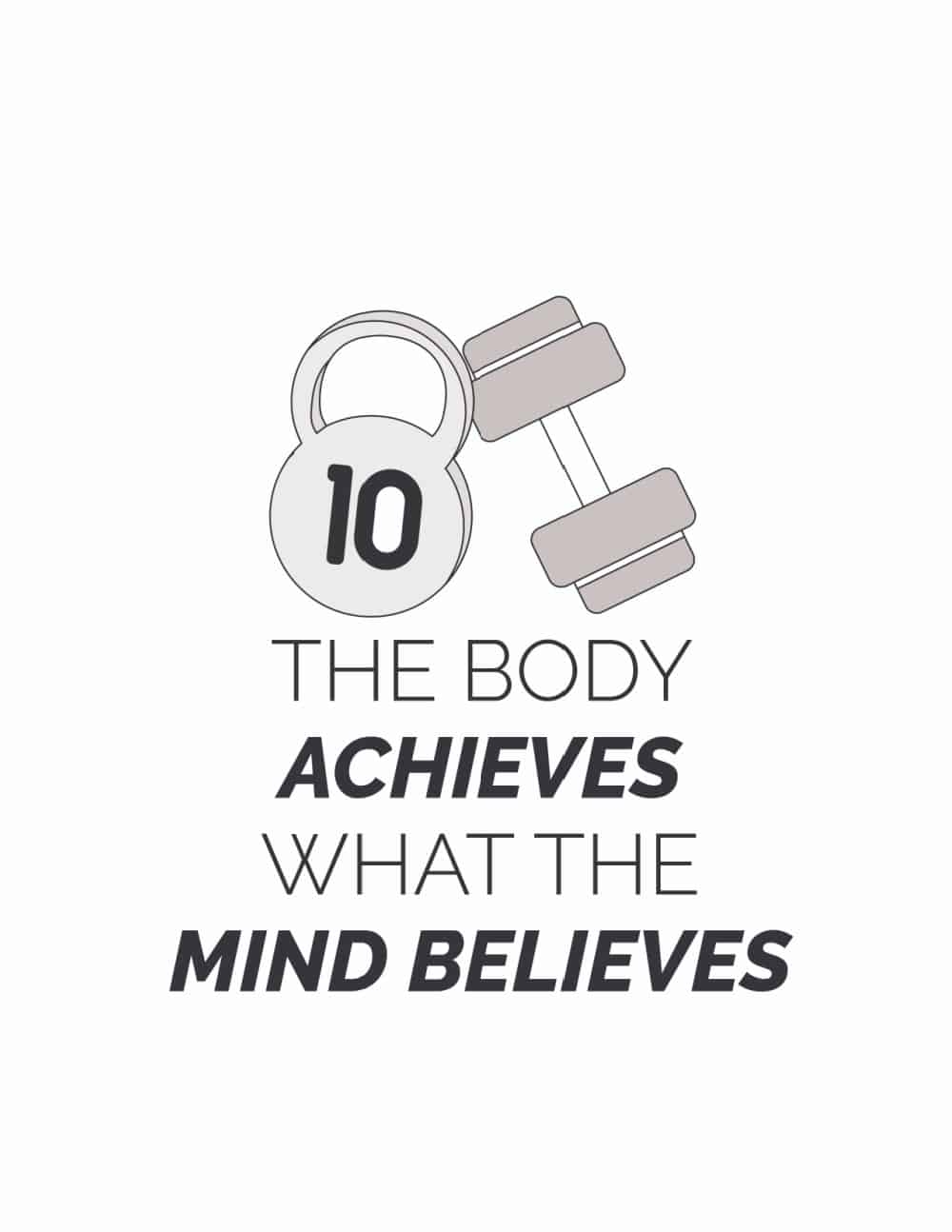 5 Printable Inspiring Fitness Motivation Quotes