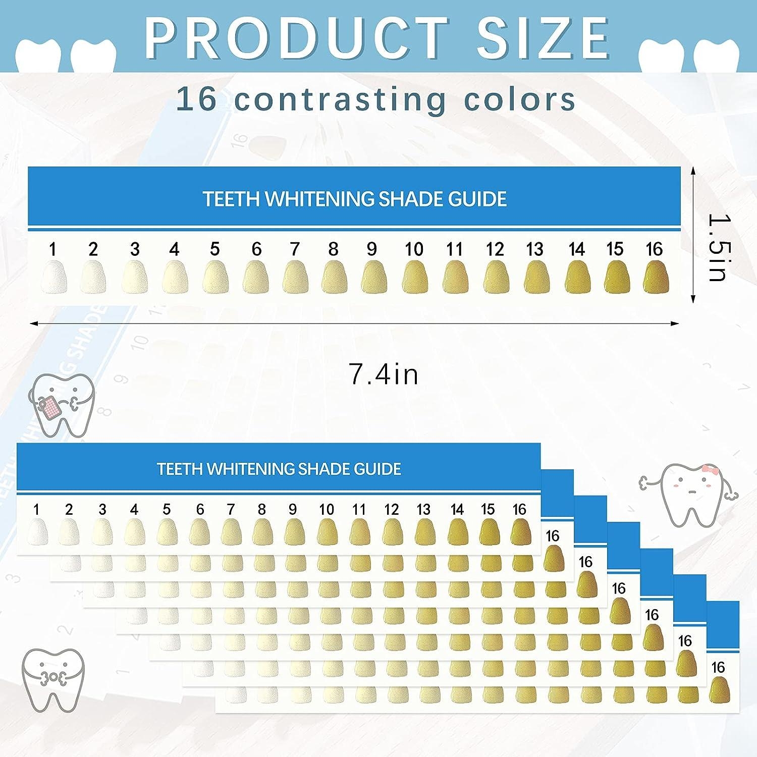 Printable Teeth Whitening Shade Chart